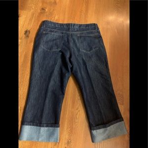 Merona cropped cuffed jeans